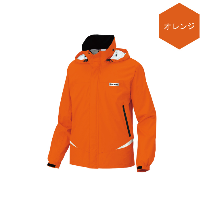 BLUEFRONCE★薄手スウェット★オレンジリボン目隠し★定価15000円の品 アイトス AITOZ AZ-562410 DiALiGHT レインスーツ レインウェア