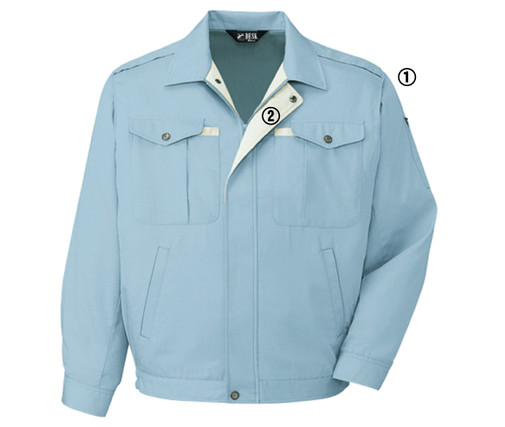 自重堂 JICHODO 403 ノンプル 長袖ブルゾン 春夏 帯電防止 消臭｜作業