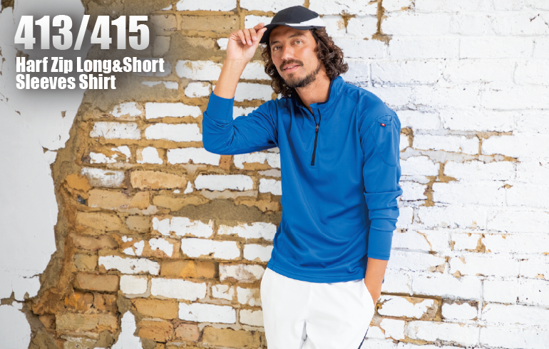 バートル 413 長袖ジップシャツ ストレッチ 吸汗速乾 消臭 オール