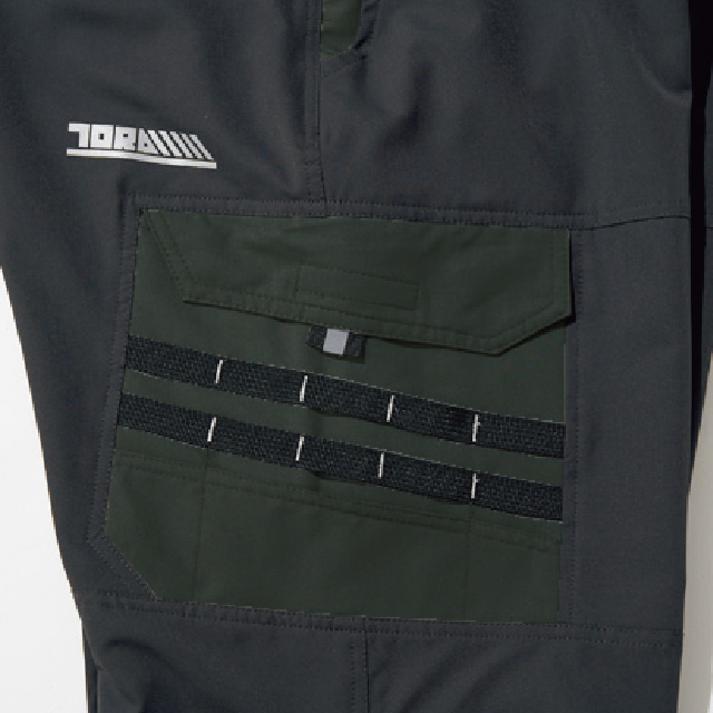 寅壱 TORAICHI 9274-241 カーゴハーフパンツ 軽撥水 ストレッチ 春夏 ポイントその2