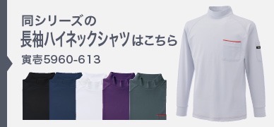 寅壱 TORAICHI 5960-623 長袖ジップアップハイネックシャツ オール