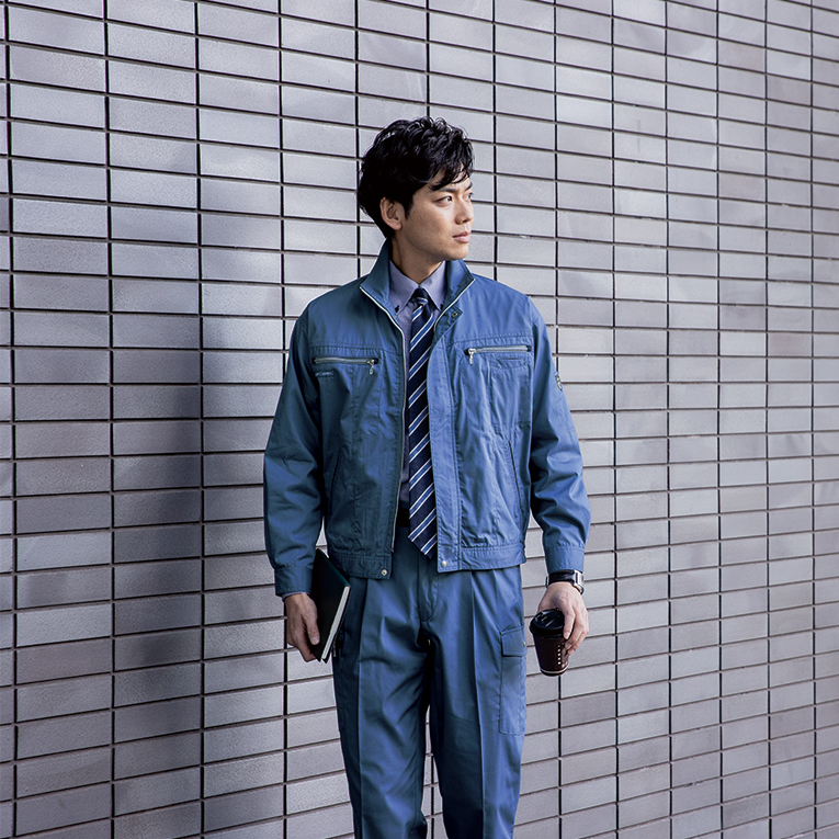 ジーベック XEBEC 9654 長袖ブルゾン 春夏｜作業着・作業服の