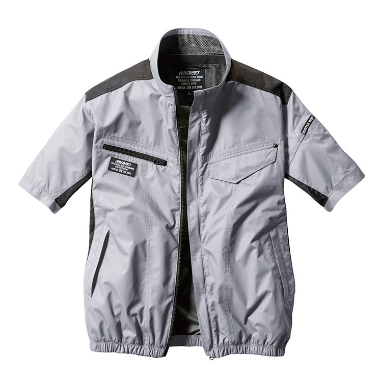 バートル AC1076 半袖ファン付き作業服セット エアークラフト