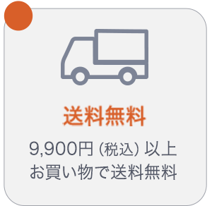 送料無料 9,900円（税込）以上お買い物で送料無料